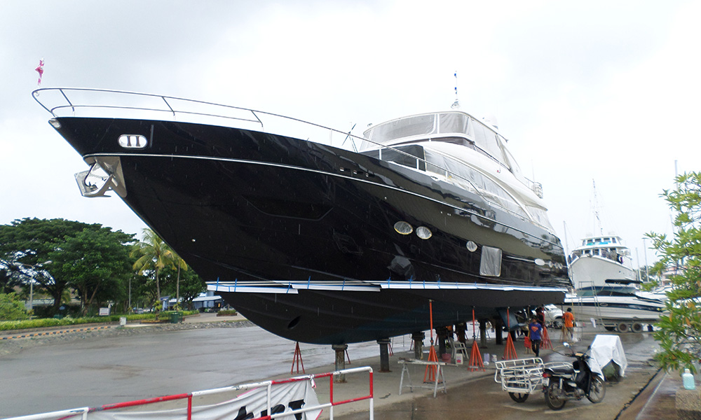 Princess 88 Flybridge surveyed by Andaman Marine Surveyors