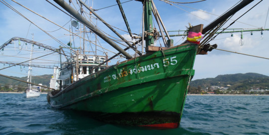 Thai Squid Boat - Power Boat Surveyed by Andaman Marine Surveyors