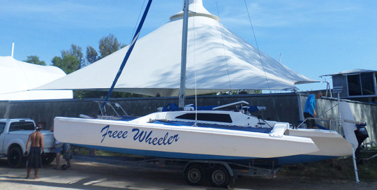 Corsair 28RS Multihull Marine Survey by Andaman Marine Surveyors.