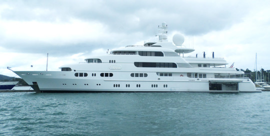 70M Lurssen Power Boat Survey Thailand by Andaman Marine Surveyors.