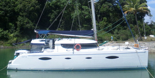Fountaine Pajot Salina 48 Multihull Surveyed by Andaman Marine Surveyors.