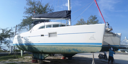 Lagoon 380 S2 Multihull Surveyed by Andaman Marine Surveyors.