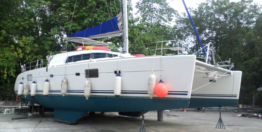Lagoon 500 Multihull Surveyed by Andaman Marine Surveyors.