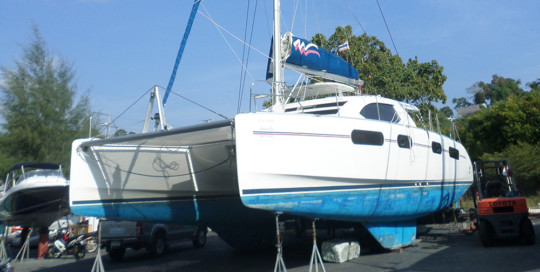 Leopard 46 Multihull Surveyed by Andaman Marine Surveyors.