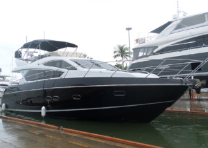 Sunseeker Manhattan 63 Power Boat Surveyed by Andaman Marine Surveyors.