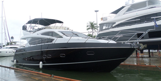 Sunseeker Manhattan 63 Power Boat Surveyed by Andaman Marine Surveyors.